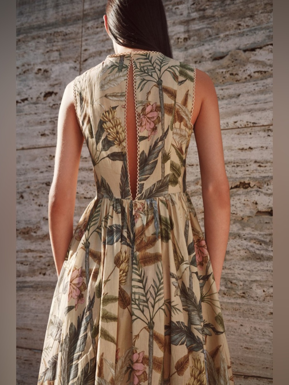H&M Lace-Detail Cotton Dress - Picture 4 of 6